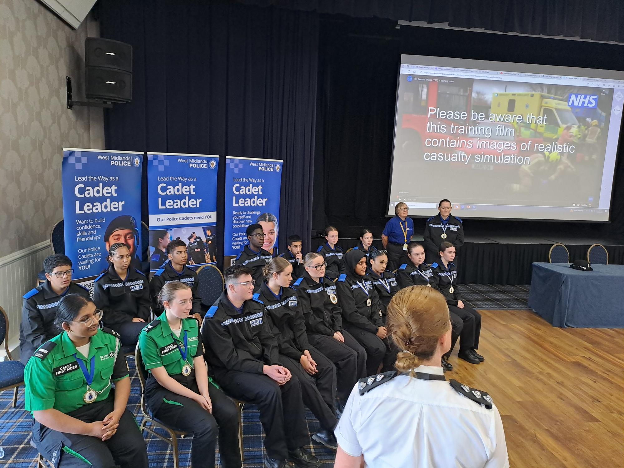 Cadets triage packup
