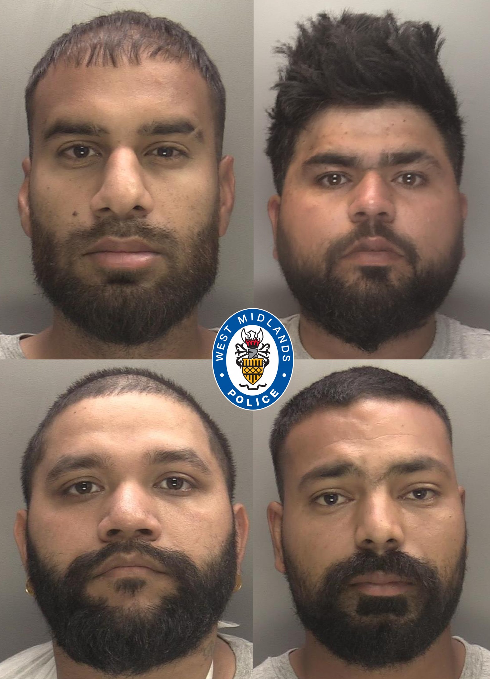 Pictured: Top L-R: Hardeep Singh and Lakwinder Singh Bottom L-R: Mukesh Kumar and Harpreet Singh
