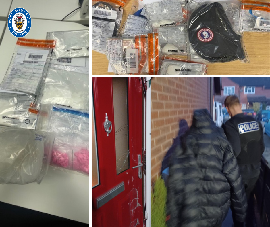 montage of county lines proactive policing