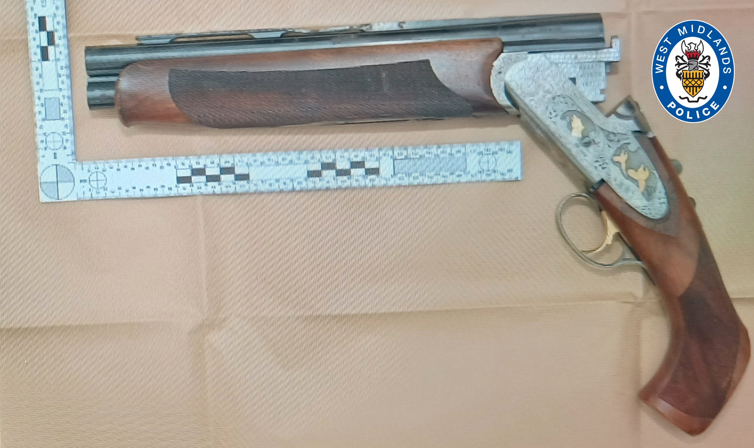 Seized firearm