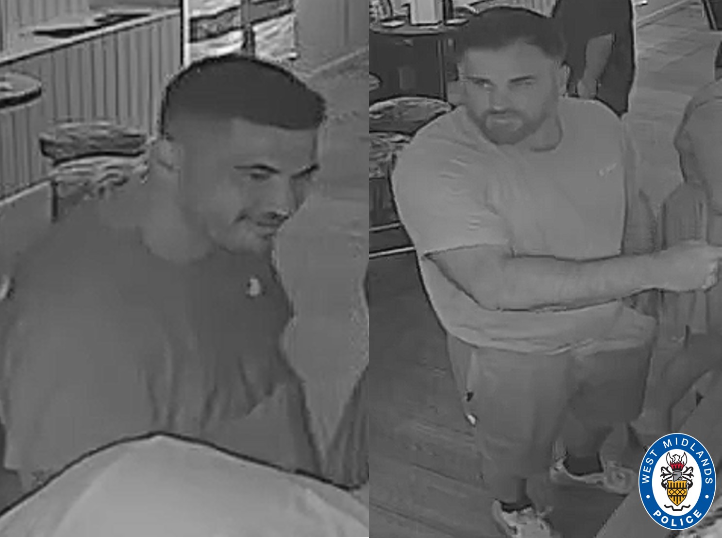 CCTV imagery of two men 