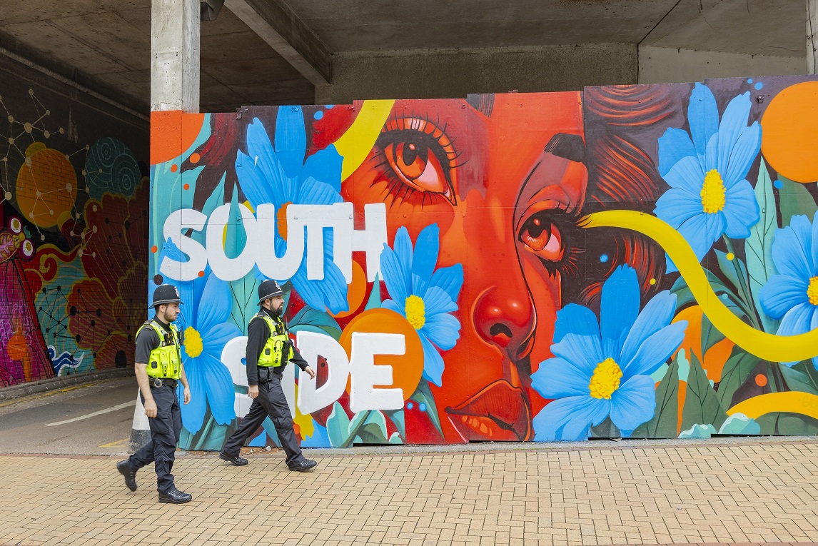 Op Fearless officers at work on Southside