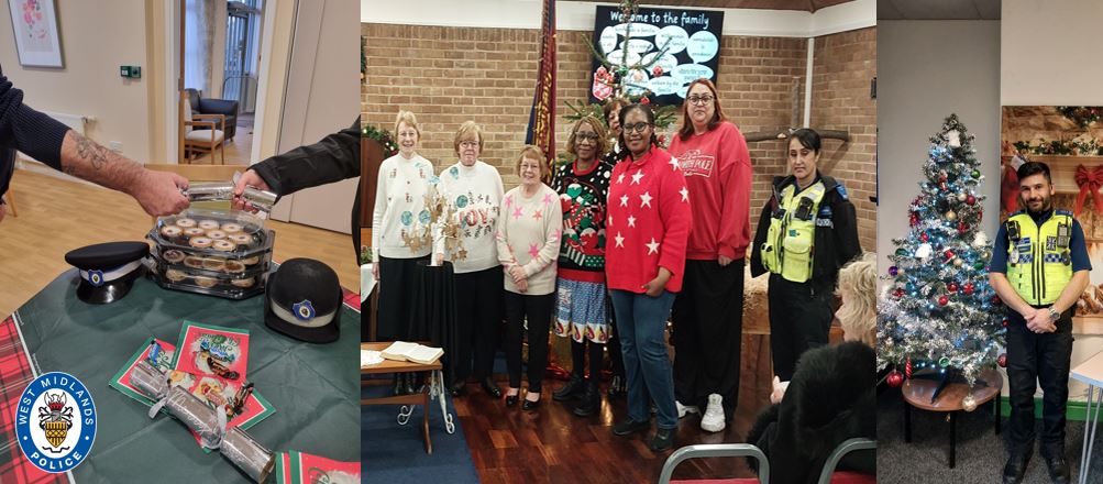 Walsall officers spreading festive cheer
