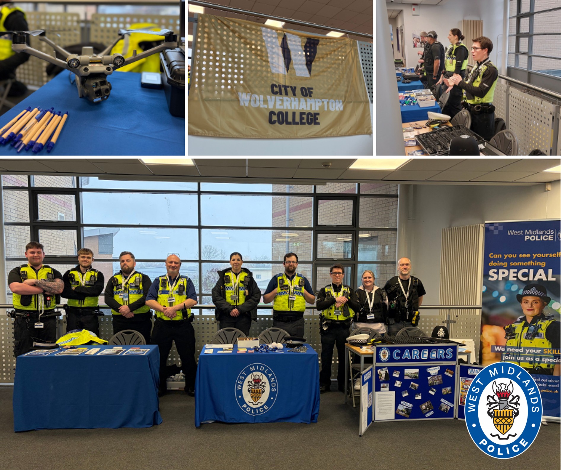 Officers have been engaging with students over recruitment opportunities