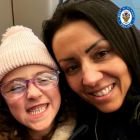 photo of inspector maria perrin and her daughter doing a selfie