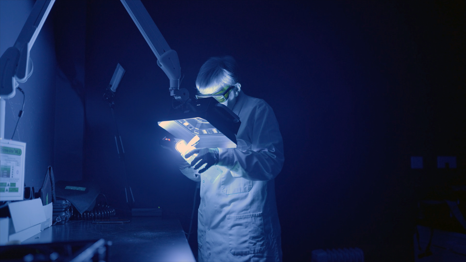 image of forensics work