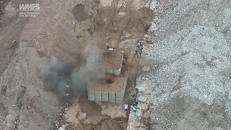 The moment of the controlled detonation