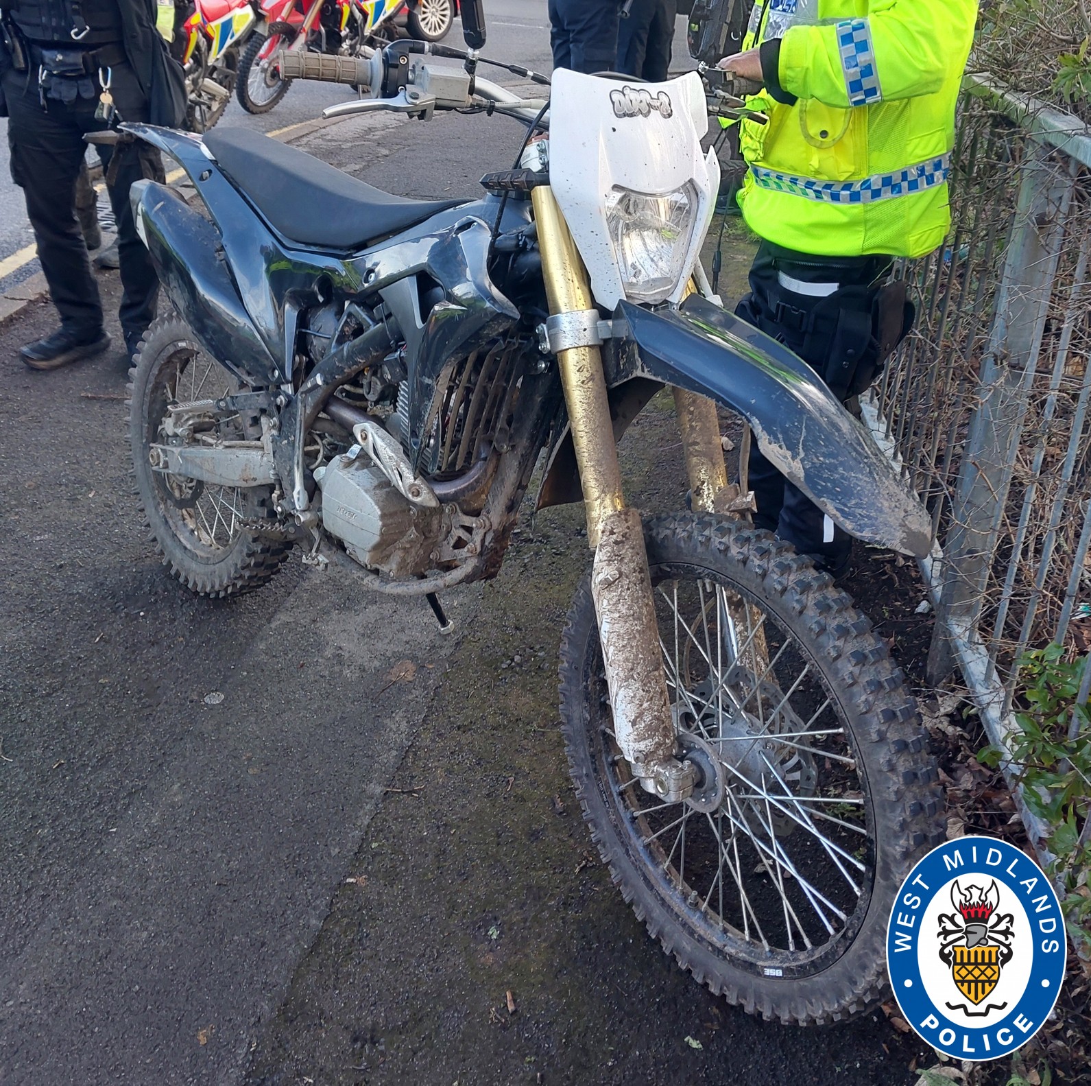 Seized bike