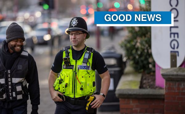 Good news stock image