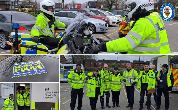 officers on motorbikes and posing for the camera