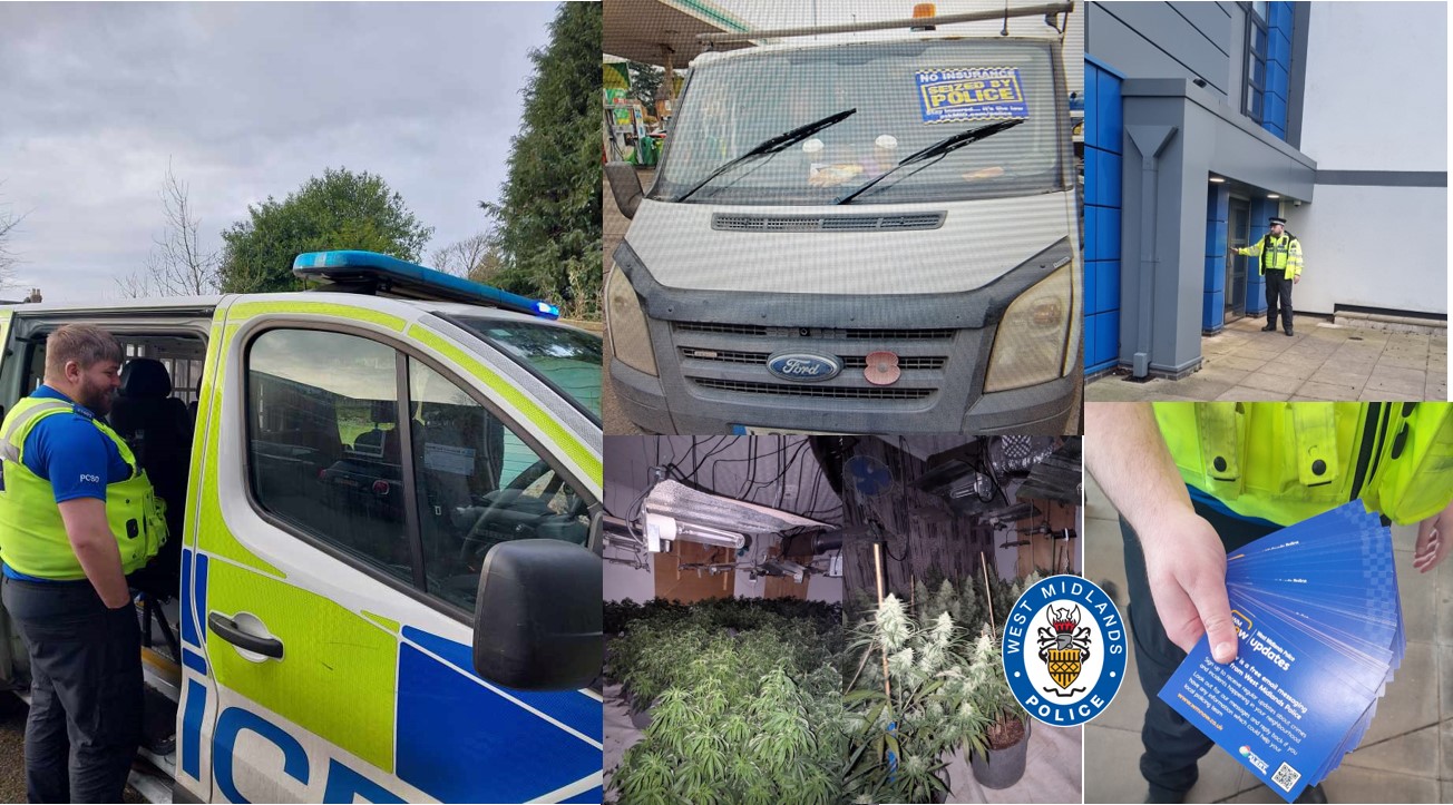 Compilation of images of officers