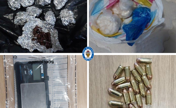collection of drugs and ammunition