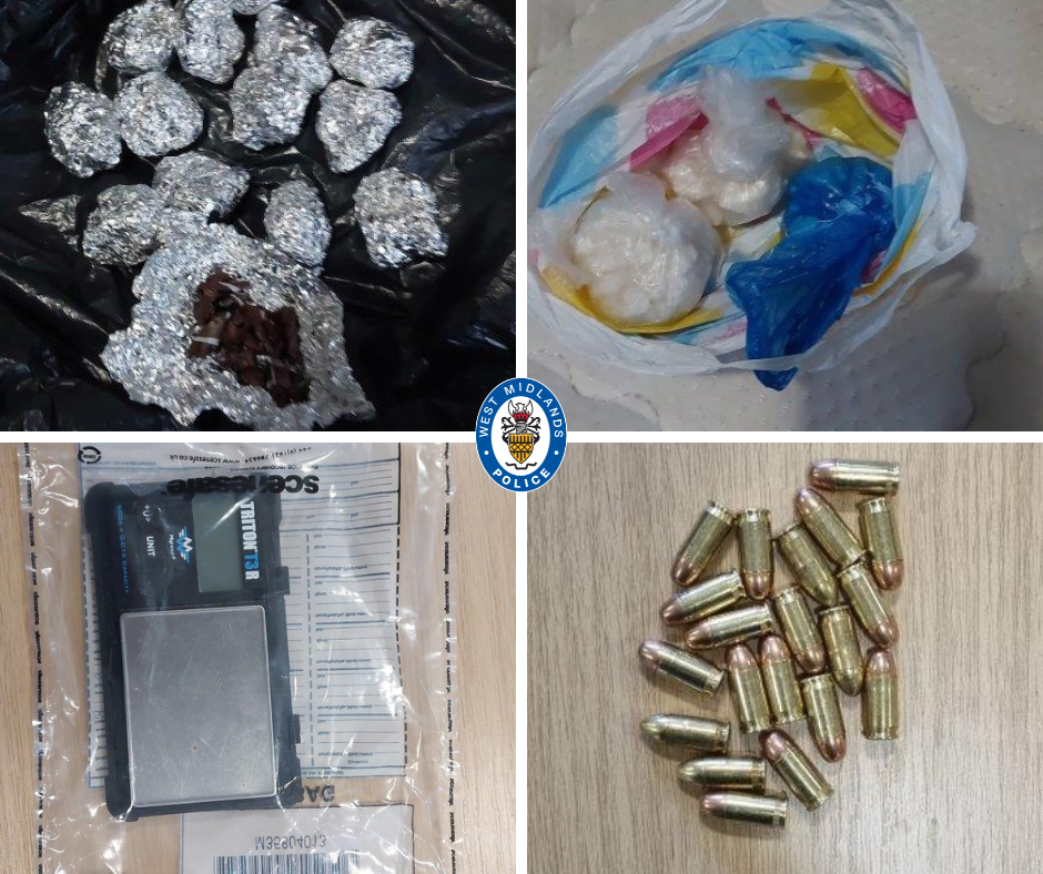 collection of drugs and ammunition