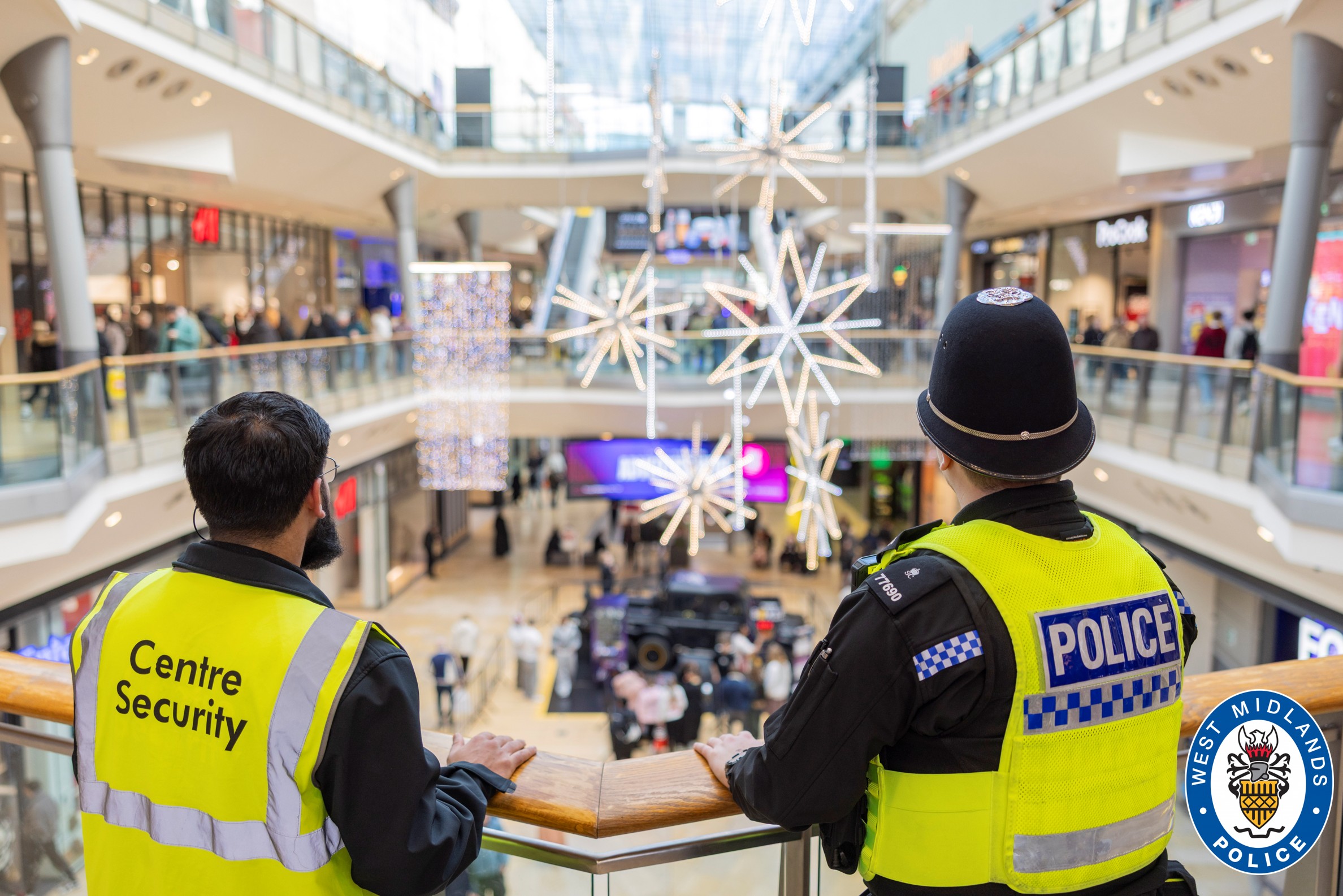Extra officers on patrol during the Christmas market 