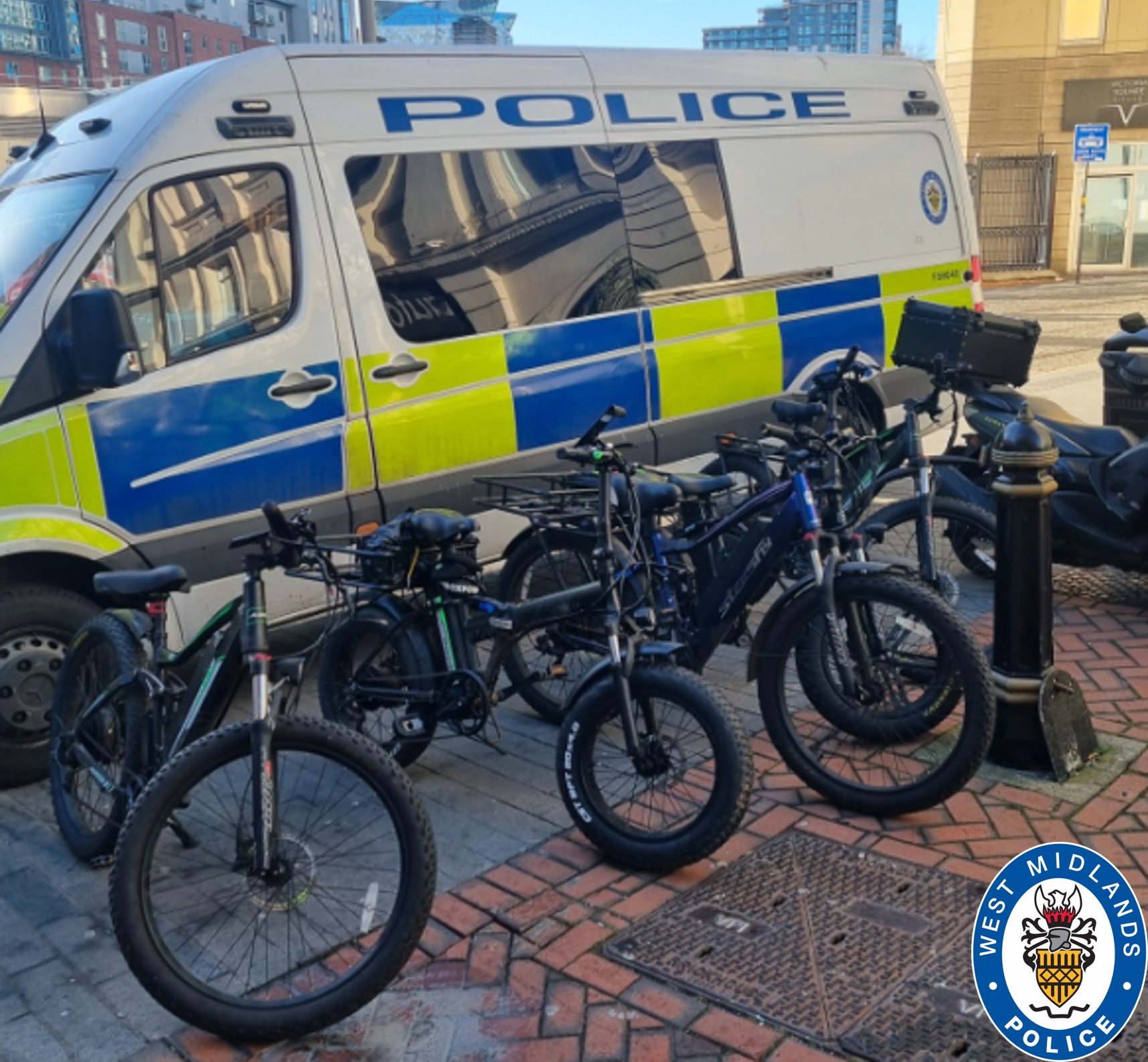 Some of the illegal e-bikes we've seized