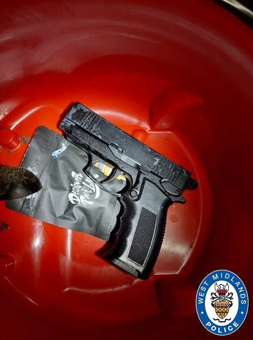 This viable firearm was seized after we searched an address in Meadow Close, Harborne, on 29 June this year
