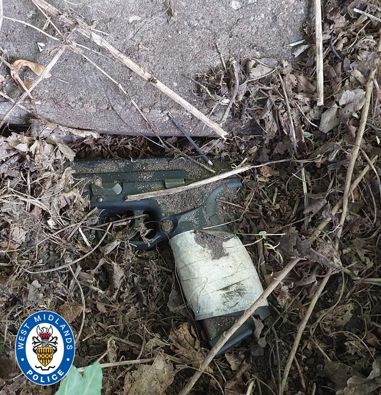 The gun recovered today