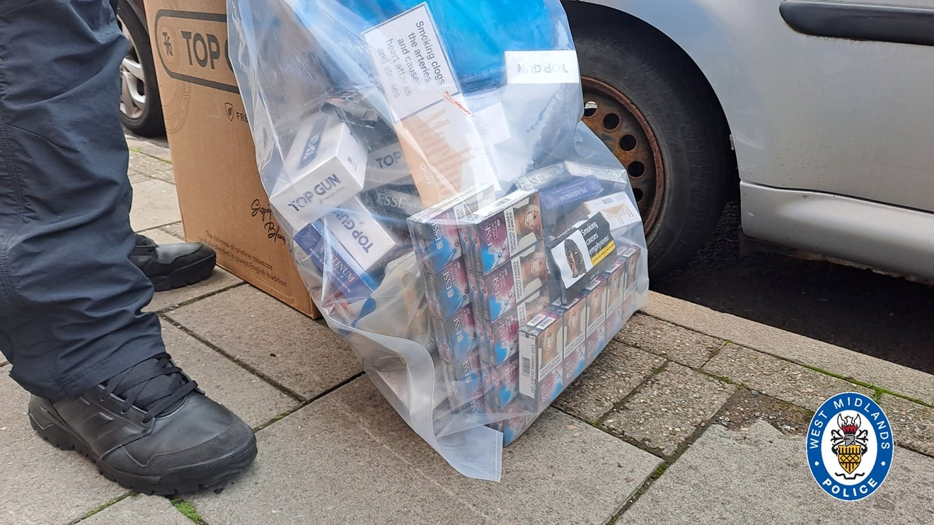 Illicit cigarettes seized today