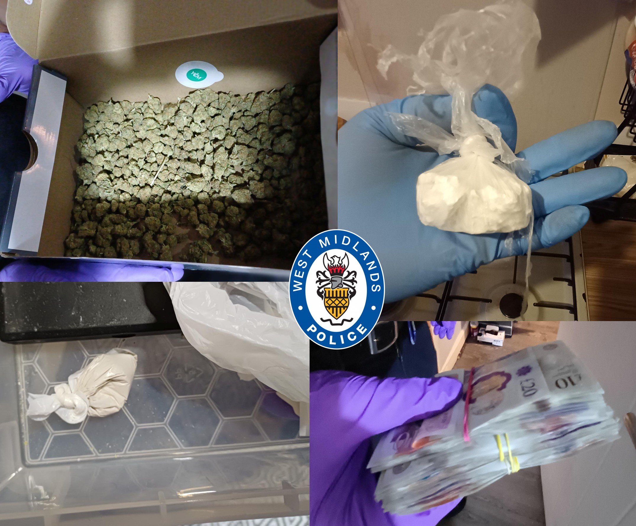 Drugs and cash seized
