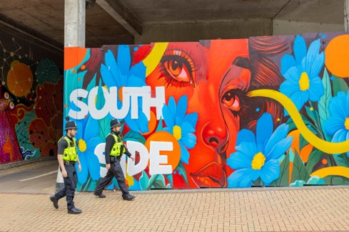 Operation Fearless officers on patrol in Southside