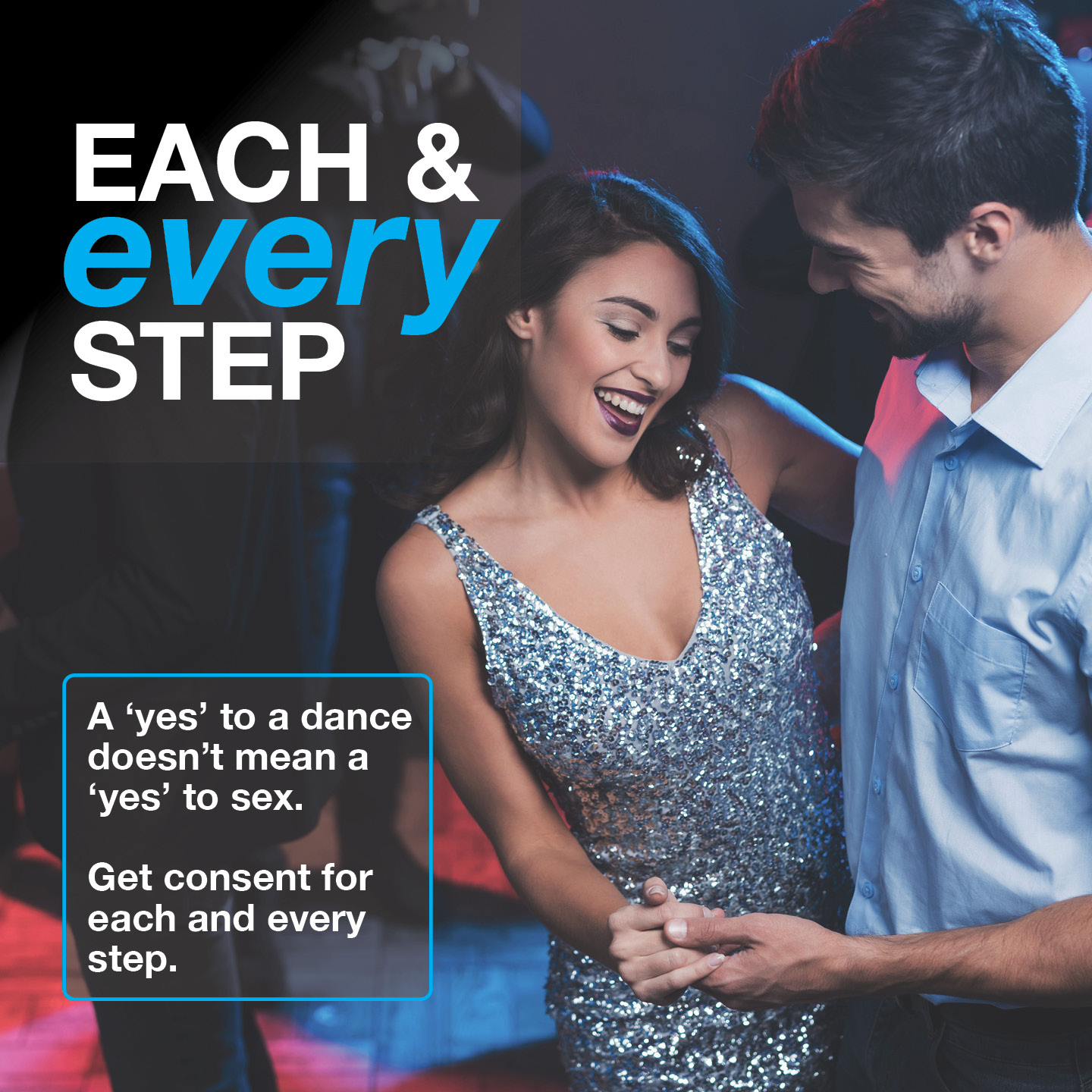 Each and every step consent messaging