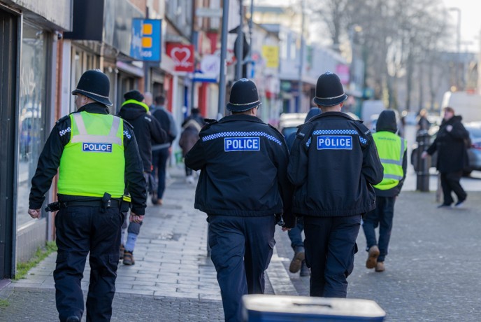 Fearless officers on Erdington High Street
