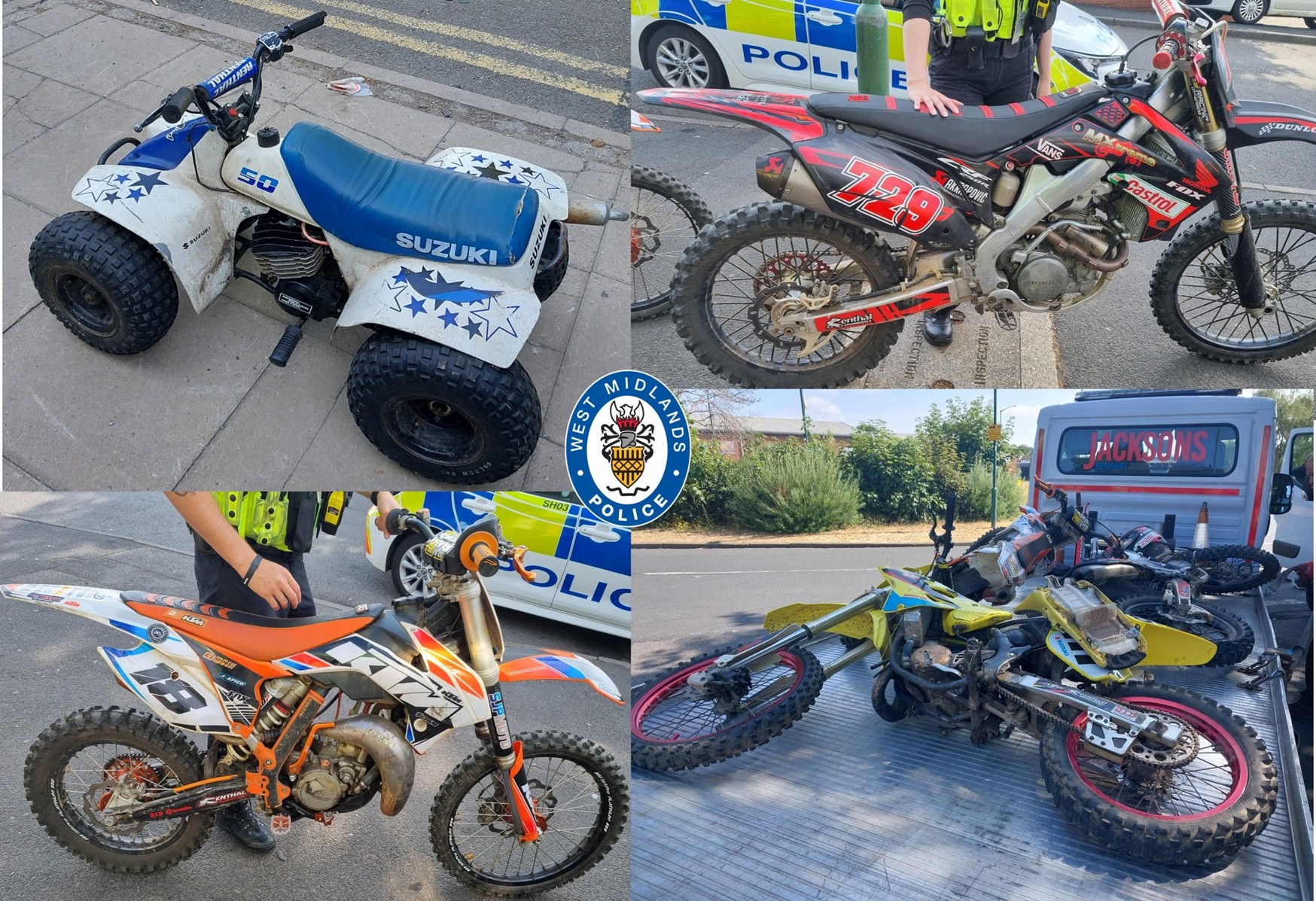 One of the vehicles seized
